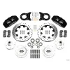 Wilwood 140-12947-D Forged Dynapro 6 Przedni zestaw hamulcowy 12.19 wiercony czarny Ford