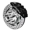 Wilwood 140-12947-D Forged Dynapro 6 Przedni zestaw hamulcowy 12.19 wiercony czarny Ford