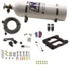 Q-Jet Holley Spreadbore Hitman Nitrous System 100-150-200Hp with 15Lb Bottle Nitrous Express NX 40080-15
