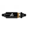 Aeromotive 12387 10 Micron Black Fuel Filter with Male AN-10 Ports & Cellulose Element