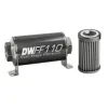 DeatschWerks In-Line Fuel Filter Kit -10AN Female 40 Micron 110mm