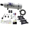 Dual 4150 Conventional Plate System Gasoline Stage 6 50-300Hp with 15Lb Bottle Nitrous Express NX 30240-15