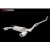 Układ wydechowy XForce Mitsubishi Lancer 2007-2015 EVO X stal nierdzewna