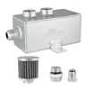 Oil Catch Tank JRspec 1L wejścia AN10 z filtrem