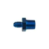 AN8 3/4 NPT Nypel adapter męsko-męski Niebieski