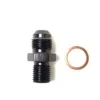6AN Male to M12x1.25 Male Fitting Adapter Radium Engineering
