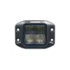 Lampa Robocza LED Purelux Black Flush Mount Square 12cm 40W Szeroki Strumień