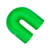 Kolanko silikonowe 180' 57mm Zielony