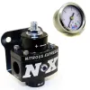NX Billet Fuel Pressure Regulator without Bypass with Fuel Pressure Gauge Nitrous Express NX 15952