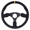 GT2I Race Suede Steering Wheel Dished 0 (Flat)