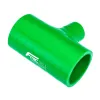 Trójnik silikonowy T-Piece 54/32mm Zielony