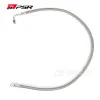Pulsar PSR Universal Performance Turbo Oil Feed Line 4AN - 4AN 90 Degree Straight Steel Braided 80cm