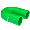 Kolanko silikonowe 180' 41mm Zielony