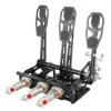 Odwrócony Pedalbox Mocowany do Podłogi z Podparciem Stopy RacingPedalBoxes - Czarny