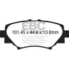 DP42186R Klocki hamulcowe YELLOWSTUFF EBC Brakes Mazda 3 BM 3 BN Mazda 3 BM 3 BN