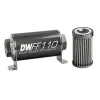 DeatschWerks In-Line Fuel Filter Kit -10AN Female 40 Micron 110mm