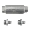 DeatschWerks Compact In-Line Fuel Filter Kit 10 Micron -6AN 70mm