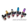 Zestaw 6 wtryskiwaczy paliwa Injector Dynamics 2000cc/min, Nissan GTR R35 VR38 60mm / 14mm (purple)