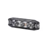 Lampa Ostrzegawcza Kogut LED Purelux Strobe Ultra Slim 12V 24V 96mm 8W