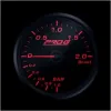 Wskaźnik Pro G Race Series RC, doładowania Boost 2 Bar RED 52mm