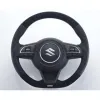 GReddy All Leather Steering Wheel with Red Stitch for Suzuki Swift Sport ZC33S