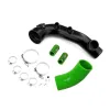 Charge pipe BMW N54 135i 335i 1M z flanszą na BOV 50mm Zielony
