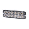 Lampa Ostrzegawcza Kogut LED Purelux Strobe Ultra Slim 12V 24V 111mm 15W