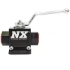 Lightweight Billet Aluminum In-Line Ball Valve 1/2 Inch I.D. Nitrous Express NX 15159
