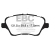 DPX2149 Klocki hamulcowe ULTIMAX2 EBC Brakes Ford Fiesta Mk7 Fiesta Mk8 Fiesta Active Tourneo Courier Ford COMMERCIAL Fiesta Van Mk8 Fiesta Sport Van
