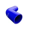 Silikonowe kolanko redukcyjne 67' 76/80mm Niebieski