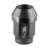 Kuta nakrętka aluminiowa do kół FMIC.Pro M14x1.5 Szara (gun metal) 1 szt.  stożkowa przelotowa 7075-T6
