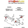 276117A: Zestaw poliuretanowy stabilizatora i łączników przednich SPORT Subaru Baja