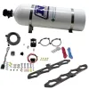 Dry Direct Port Plate System with 15Lb Bottle for Ford Coyote Engine Nitrous Express NX 20957-15
