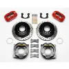 Wilwood 140-11403 Zestaw Hamulców Tylnych Forged Dynapro Low-Profile Wiercony Czerwony