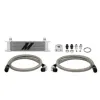 Mishimoto Universal 10 Row Oil Cooler Kit Silver