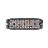 Lampa Ostrzegawcza Kogut LED Purelux Strobe Ultra Slim 12V 24V 111mm 15W