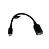 Ecumaster Kabel AA0035 OTG USB 2.0 USB A gniazdo USB B micro wtyk 0,2m czarny