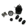 DeatschWerks DWR2000 AFPR Pressure Gauge 10AN FIttings Anodized Black