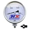 4 Inch Nitrous Pressure Gauge (Liquid Filled) with 4AN Adapter Nitrous Express NX 15541
