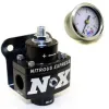 NX Billet Fuel Pressure Regulator without Bypass with Fuel Pressure Gauge Nitrous Express NX 15952