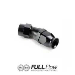 Nuke Performance Full Flow PTFE Hose End Fitting 30 Degree AN8