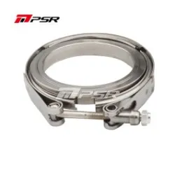 Pulsar PSR Flange Clamp Kit Stainless Steel V Band 1.15A/R 4" OD Turbine Housing Outlet