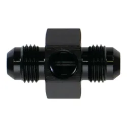Adapter pomiarowy 6AN męski Flare z portem manometru 1/8" NPT DeatschWerks