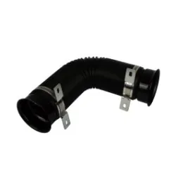 Elastyczna rura karbowana metalowe uchwyty Czarny