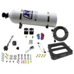 4500 Conventional Plate System Gasoline Pro-Power 100-500Hp with 15Lb Bottle Nitrous Express NX 50070-15