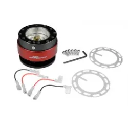 Quick Release JRspec – rozpinka kierownicy Czerwony