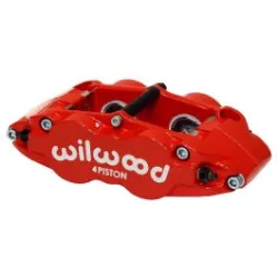 Uniwersalny zacisk hamulcowy 4 tłoczkowy Wilwood 120-12501 FNSL4R czerwony