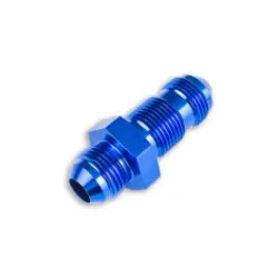 AN12 JIC Nypel adapter grodziowy prosty Niebieski