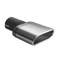 Uniwersalna końcówka tłumika owalna 167×60mm długość 120mm średnica montażowa 50mm