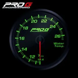 Wskaźnik Pro G Race Series RC, temperatury wody °F GREEN 52mm